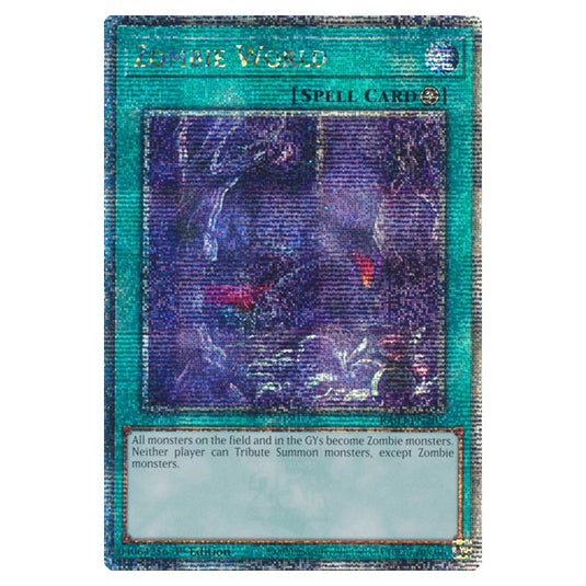 Yu-Gi-Oh! - Quarter Century Bonanza - Zombie World (Quarter Century Secret Rare) RA03-EN205