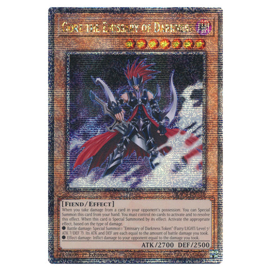Yu-Gi-Oh! - Quarter Century Bonanza - Gorz the Emissary of Darkness (Quarter Century Secret Rare) RA03-EN210