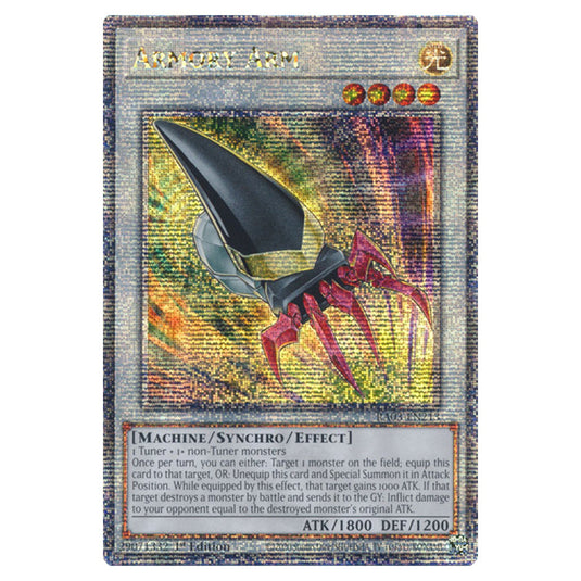 Yu-Gi-Oh! - Quarter Century Bonanza - Armory Arm (Quarter Century Secret Rare) RA03-EN213