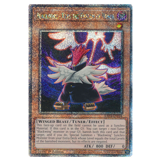 Yu-Gi-Oh! - Quarter Century Bonanza - Blackwing - Vayu the Emblem of Honor (Quarter Century Secret Rare) RA03-EN224