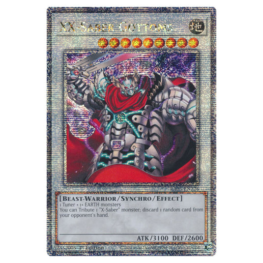 Yu-Gi-Oh! - Quarter Century Bonanza - XX-Saber Gottoms (Quarter Century Secret Rare) RA03-EN226