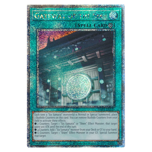 Yu-Gi-Oh! - Quarter Century Bonanza - Gateway of the Six (Quarter Century Secret Rare) RA03-EN229