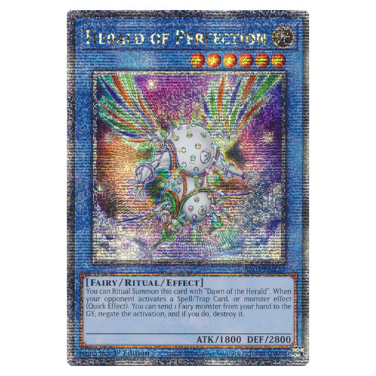 Yu-Gi-Oh! - Quarter Century Bonanza - Herald of Perfection (Quarter Century Secret Rare) RA03-EN237