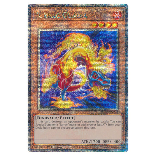 Yu-Gi-Oh! - Quarter Century Bonanza - Jurrac Guaiba (Quarter Century Secret Rare) RA03-EN242