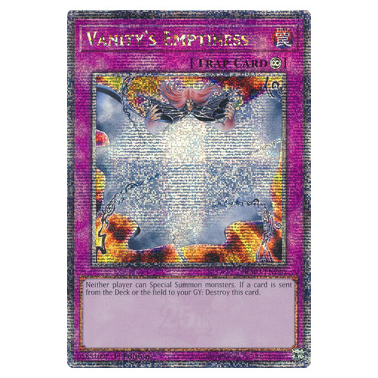 Yu-Gi-Oh! - Quarter Century Bonanza - Vanity's Emptiness (Quarter Century Secret Rare) RA03-EN246