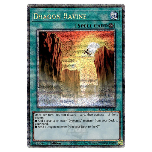 Yu-Gi-Oh! - Quarter Century Bonanza - Dragon Ravine (Quarter Century Secret Rare) RA03-EN248