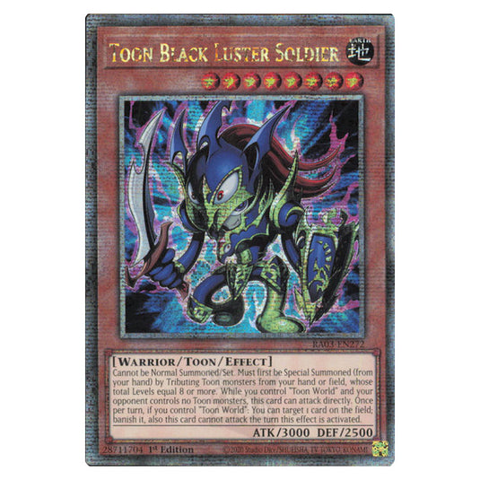 Yu-Gi-Oh! - Quarter Century Bonanza - Toon Black Luster Soldier (Quarter Century Secret Rare) RA03-EN272