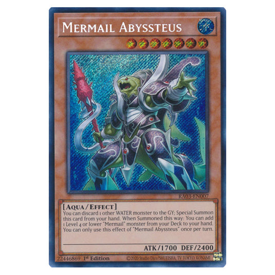 Yu-Gi-Oh! - Quarter Century Bonanza - Mermail Abyssteus (Secret Rare) RA03-EN007