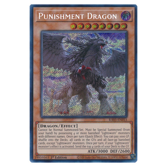 Yu-Gi-Oh! - Quarter Century Bonanza - Punishment Dragon (Secret Rare) RA03-EN015