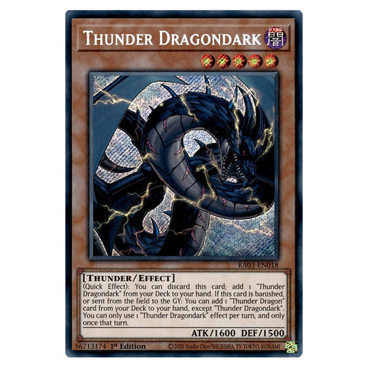 Yu-Gi-Oh! - Quarter Century Bonanza - Thunder Dragondark (Secret Rare) RA03-EN018