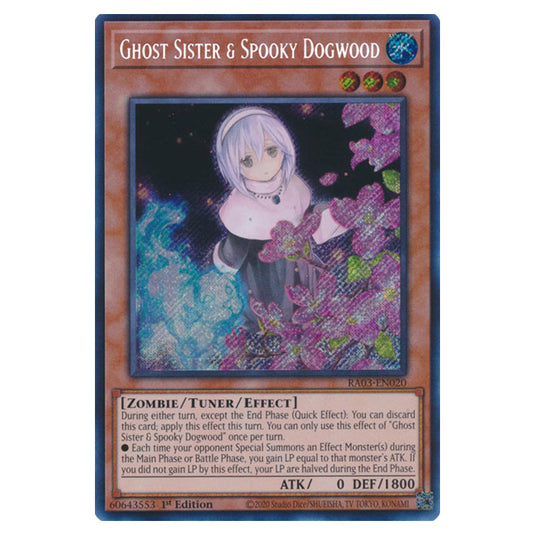 Yu-Gi-Oh! - Quarter Century Bonanza - Ghost Sister & Spooky Dogwood (Secret Rare) RA03-EN020a