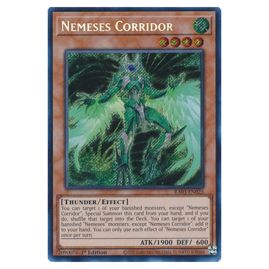 Yu-Gi-Oh! - Quarter Century Bonanza - Nemeses Corridor (Secret Rare) RA03-EN025