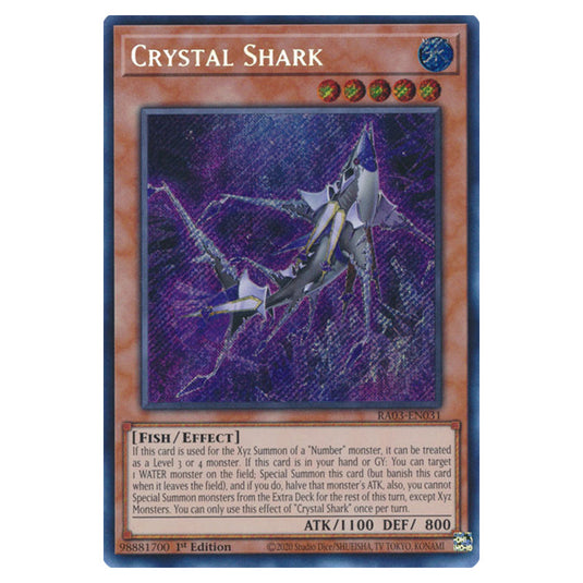 Yu-Gi-Oh! - Quarter Century Bonanza - Crystal Shark (Secret Rare) RA03-EN031