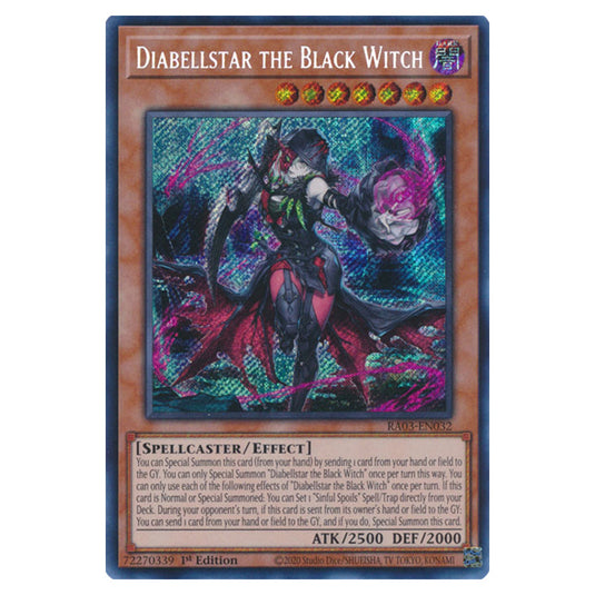 Yu-Gi-Oh! - Quarter Century Bonanza - Diabellstar the Black Witch (Secret Rare) RA03-EN032