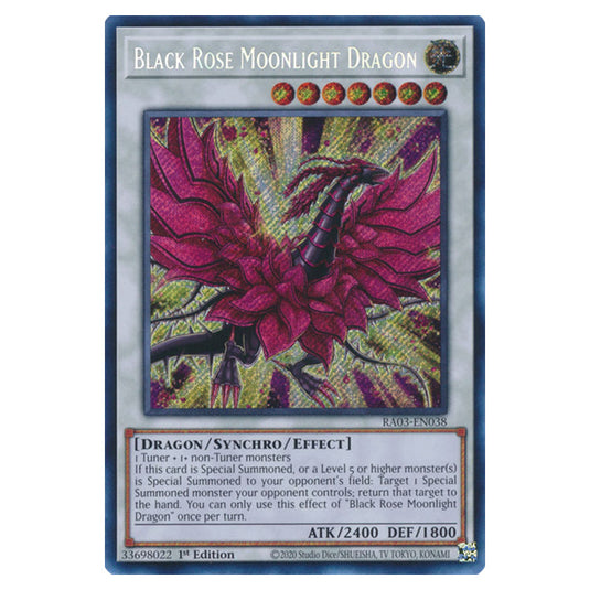 Yu-Gi-Oh! - Quarter Century Bonanza - Black Rose Moonlight Dragon (Secret Rare) RA03-EN038