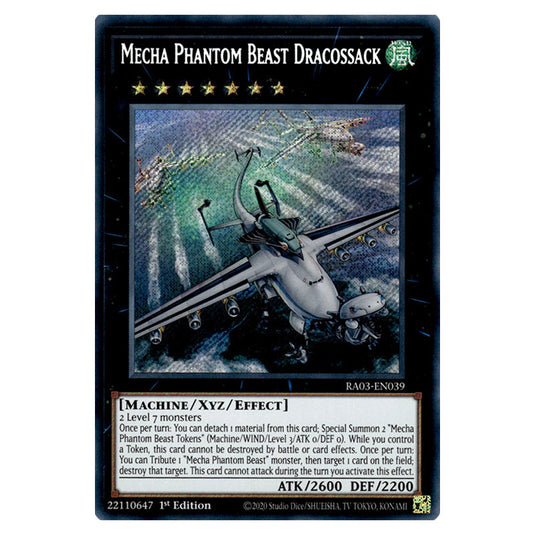 Yu-Gi-Oh! - Quarter Century Bonanza - Mecha Phantom Beast Dracossack (Secret Rare) RA03-EN039