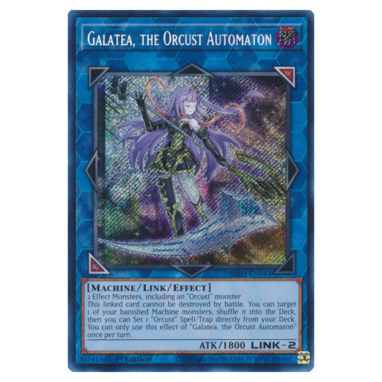 Yu-Gi-Oh! - Quarter Century Bonanza - Galatea, the Orcust Automaton (Secret Rare) RA03-EN044