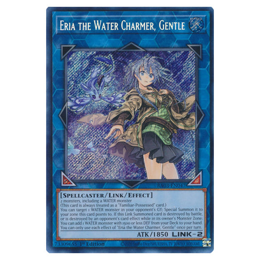 Yu-Gi-Oh! - Quarter Century Bonanza - Eria the Water Charmer, Gentle (Secret Rare) RA03-EN047