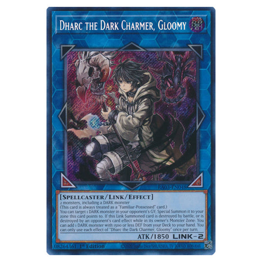 Yu-Gi-Oh! - Quarter Century Bonanza - Dharc the Dark Charmer, Gloomy (Secret Rare) RA03-EN048