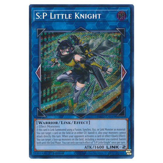 Yu-Gi-Oh! - Quarter Century Bonanza - S:P Little Knight (Secret Rare) RA03-EN049