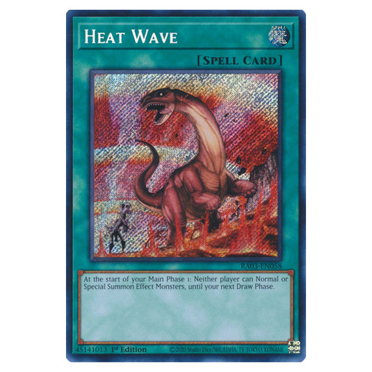 Yu-Gi-Oh! - Quarter Century Bonanza - Heat Wave (Secret Rare) RA03-EN058