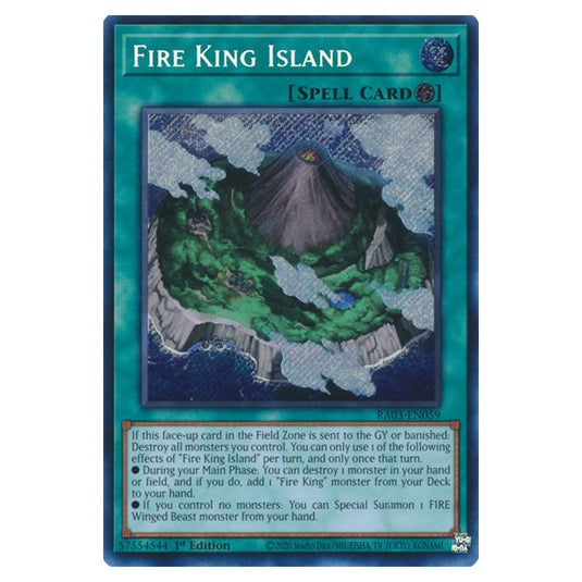 Yu-Gi-Oh! - Quarter Century Bonanza - Fire King Island (Secret Rare) RA03-EN059