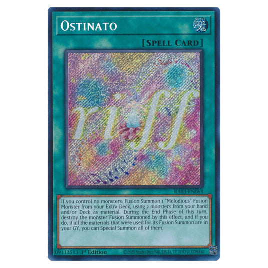 Yu-Gi-Oh! - Quarter Century Bonanza - Ostinato (Secret Rare) RA03-EN064
