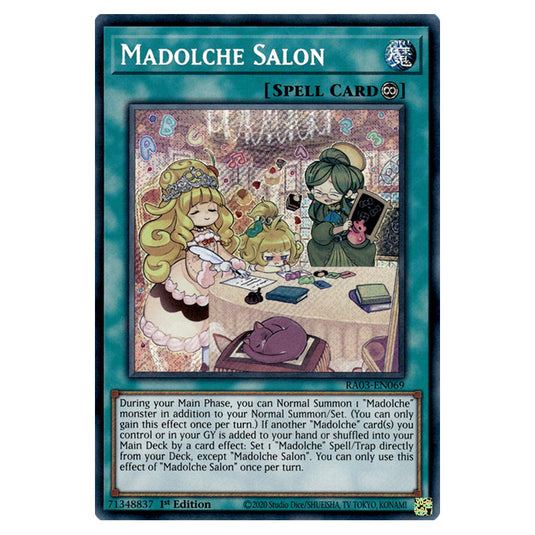Yu-Gi-Oh! - Quarter Century Bonanza - Madolche Salon (Secret Rare) RA03-EN069