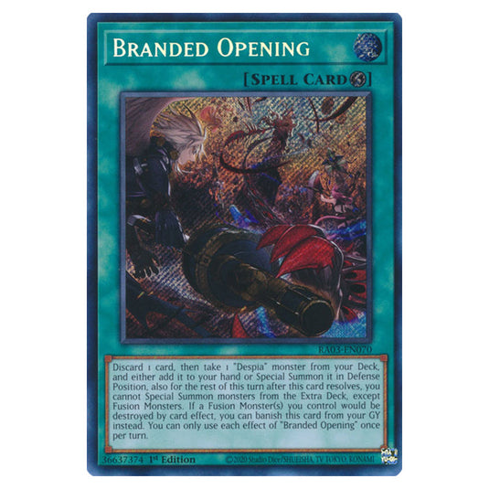 Yu-Gi-Oh! - Quarter Century Bonanza - Branded Opening (Secret Rare) RA03-EN070