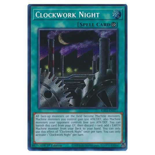 Yu-Gi-Oh! - Quarter Century Bonanza - Clockwork Night (Secret Rare) RA03-EN071