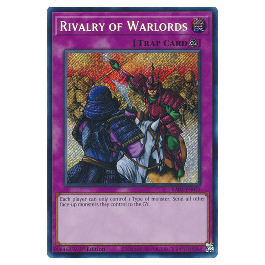 Yu-Gi-Oh! - Quarter Century Bonanza - Rivalry of Warlords (Secret Rare) RA03-EN075