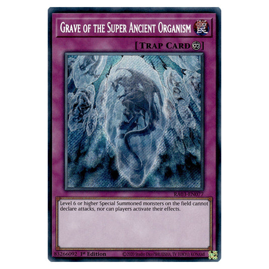 Yu-Gi-Oh! - Quarter Century Bonanza - Grave of the Super Ancient Organism (Secret Rare) RA03-EN077