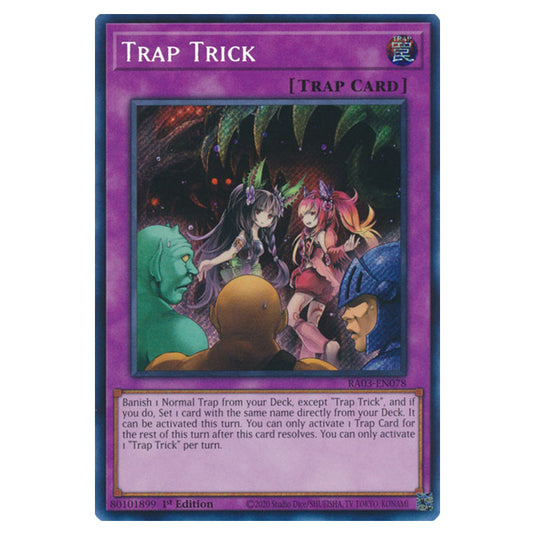 Yu-Gi-Oh! - Quarter Century Bonanza - Trap Trick (Secret Rare) RA03-EN078