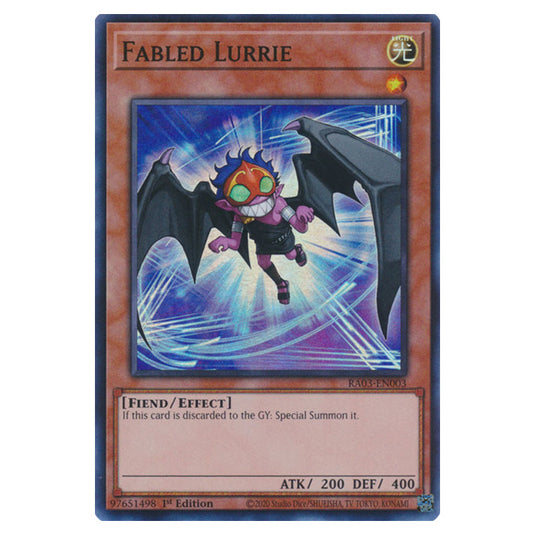 Yu-Gi-Oh! - Quarter Century Bonanza - Fabled Lurrie (Super Rare) RA03-EN003