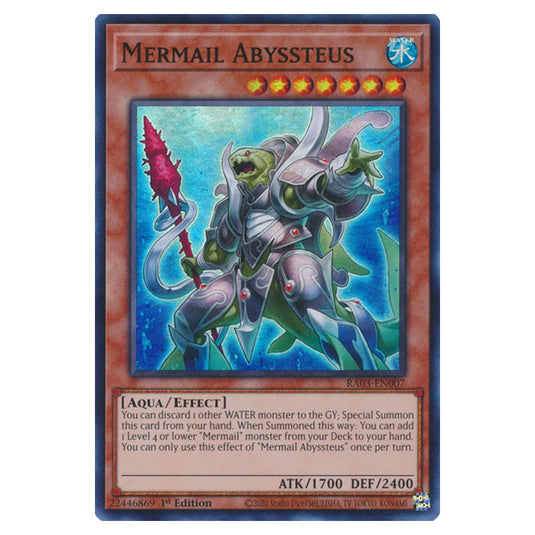 Yu-Gi-Oh! - Quarter Century Bonanza - Mermail Abyssteus (Super Rare) RA03-EN007