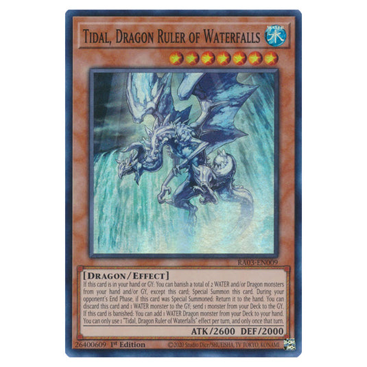 Yu-Gi-Oh! - Quarter Century Bonanza - Tidal, Dragon Ruler of Waterfalls (Super Rare) RA03-EN009