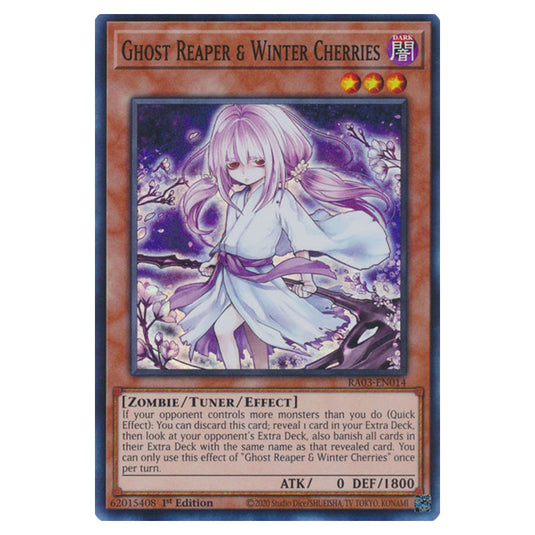 Yu-Gi-Oh! - Quarter Century Bonanza - Ghost Reaper & Winter Cherries (Super Rare) RA03-EN014