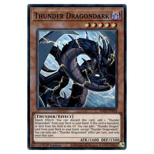 Yu-Gi-Oh! - Quarter Century Bonanza - Thunder Dragondark (Super Rare) RA03-EN018