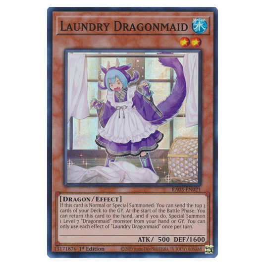 Yu-Gi-Oh! - Quarter Century Bonanza - Laundry Dragonmaid (Super Rare) RA03-EN021