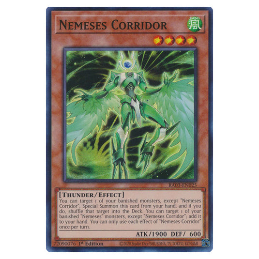 Yu-Gi-Oh! - Quarter Century Bonanza - Nemeses Corridor (Super Rare) RA03-EN025