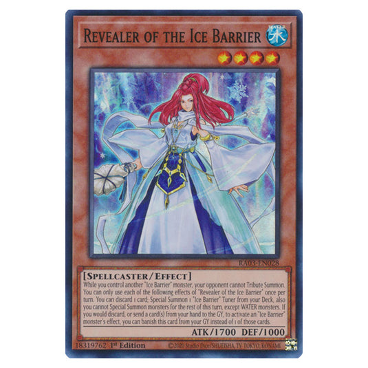 Yu-Gi-Oh! - Quarter Century Bonanza - Revealer of the Ice Barrier (Super Rare) RA03-EN028