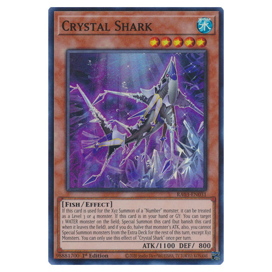 Yu-Gi-Oh! - Quarter Century Bonanza - Crystal Shark (Super Rare) RA03-EN031