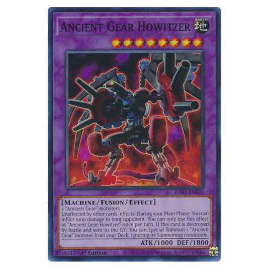 Yu-Gi-Oh! - Quarter Century Bonanza - Ancient Gear Howitzer (Super Rare) RA03-EN035