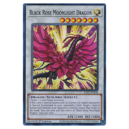 Yu-Gi-Oh! - Quarter Century Bonanza - Black Rose Moonlight Dragon (Super Rare) RA03-EN038