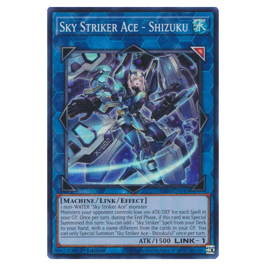 Yu-Gi-Oh! - Quarter Century Bonanza - Sky Striker Ace - Shizuku (Super Rare) RA03-EN043