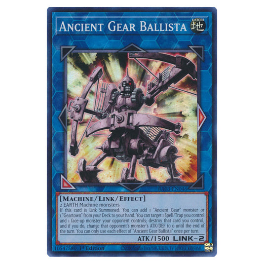 Yu-Gi-Oh! - Quarter Century Bonanza - Ancient Gear Ballista (Super Rare) RA03-EN046