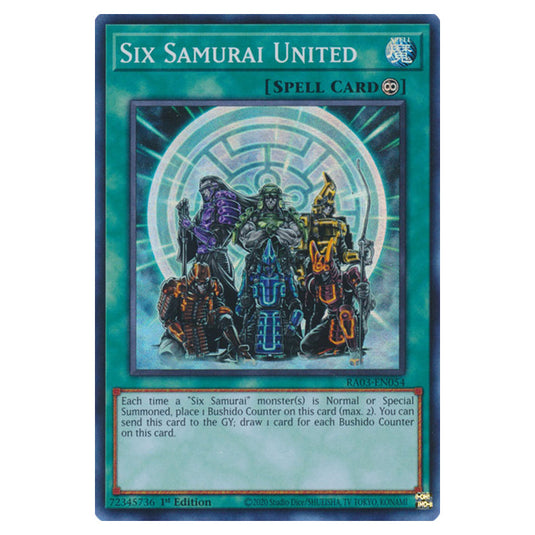 Yu-Gi-Oh! - Quarter Century Bonanza - Six Samurai United (Super Rare) RA03-EN054