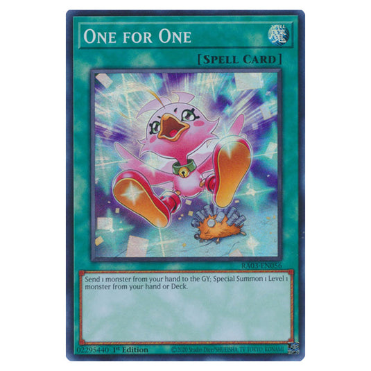 Yu-Gi-Oh! - Quarter Century Bonanza - One for One (Super Rare) RA03-EN056a