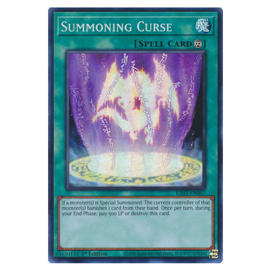 Yu-Gi-Oh! - Quarter Century Bonanza - Summoning Curse (Super Rare) RA03-EN057