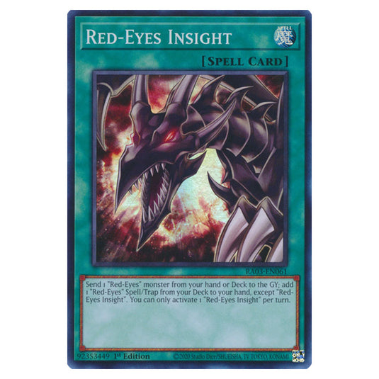 Yu-Gi-Oh! - Quarter Century Bonanza - Red-Eyes Insight (Super Rare) RA03-EN061